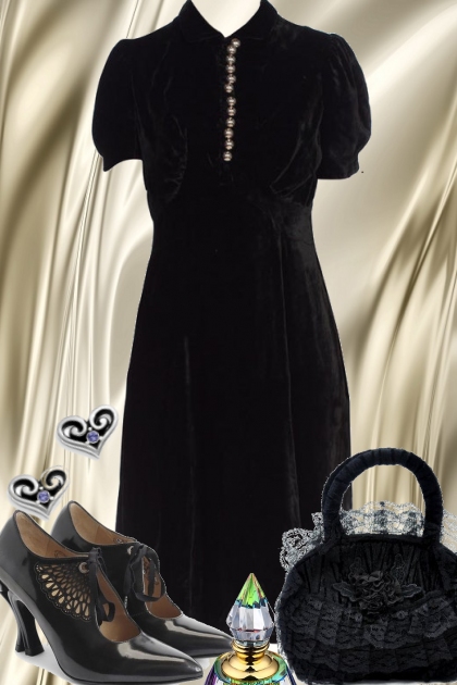 VELVET DRESS ON TREND ME- Fashion set