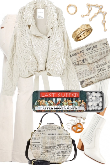 WHITE FLARE JEANS- Fashion set