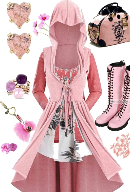 PINK ENSEMBLE- Combinaciónde moda