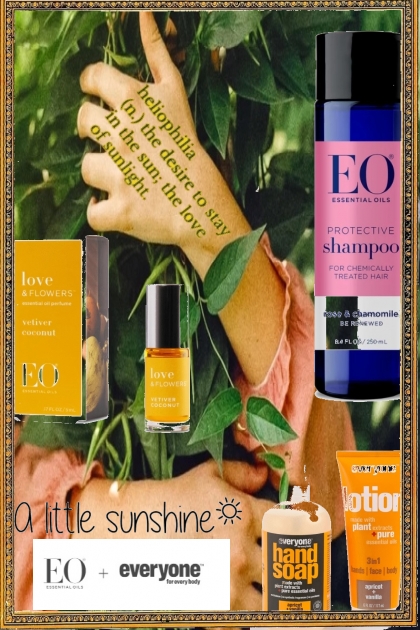AUTUMN SUNSHINE FOR EVERY ONE ~ EO TOILETRIES- 搭配