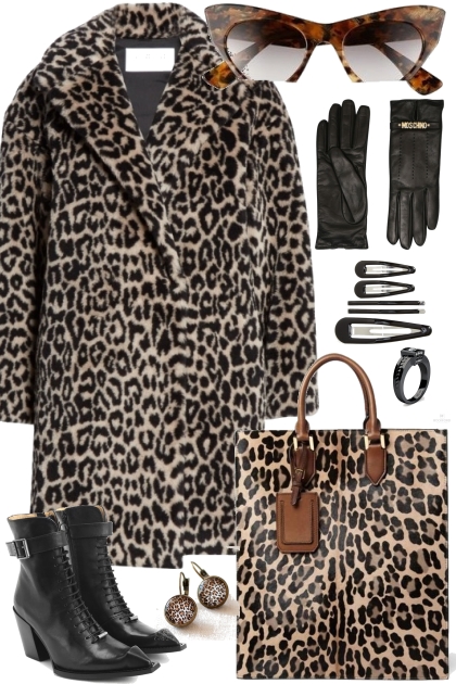 GETTING TO WORK IN LEOPARD- Fashion set