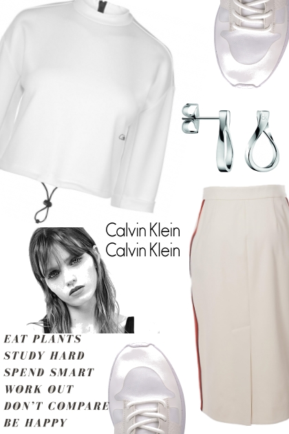 CALVIN KLEIN ~ THE WHITE ALBUM- Kreacja