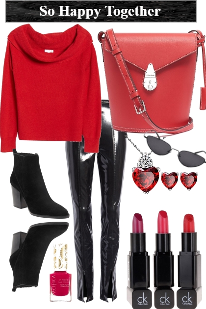 OF THE RED AND BLACK- Combinazione di moda