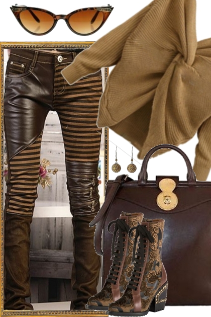 *~*~*~*~* DOWNTOWN BROWN *~*~*~*~*~- combinação de moda