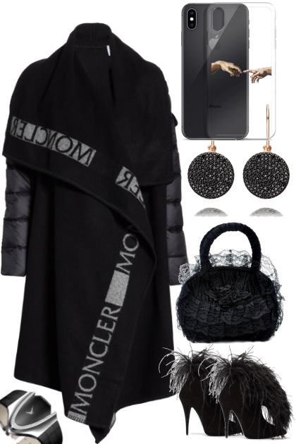 ALL BLACK ON TRACK- Combinazione di moda