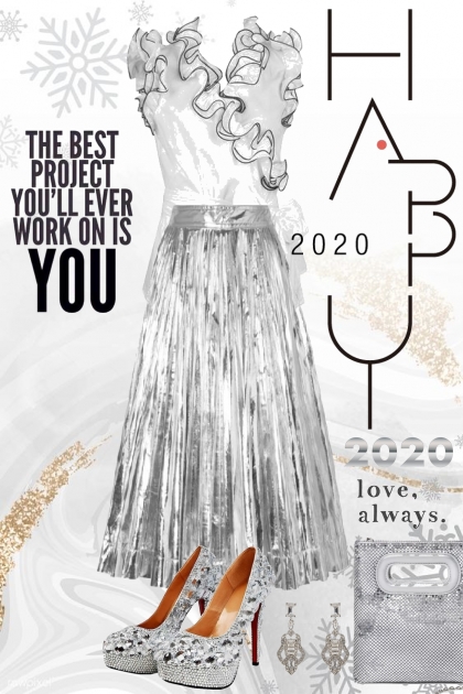 NYE ~ 2020 A*W*E*S*O*M*E - BEST FOR YOU- Combinazione di moda