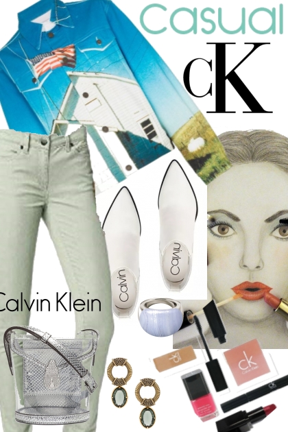 CALVIN KLEIN : CASUAL <><><><>- Fashion set