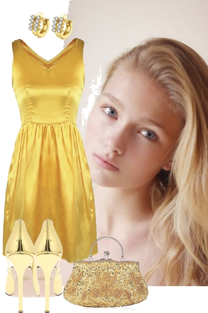 YELLOW GOLD- combinação de moda