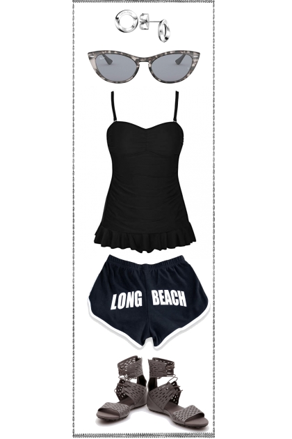 LONG BEACH SHORTS FOR LONG BEACH - Modna kombinacija
