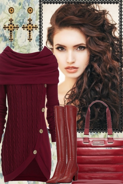 SWEATER DRESS 2.21.20- Модное сочетание