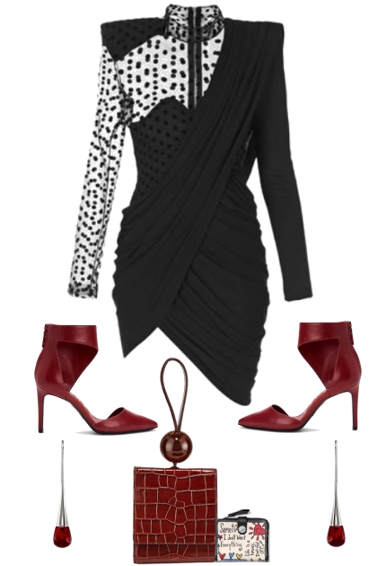 THE BLACK AND RED 2222020- Fashion set