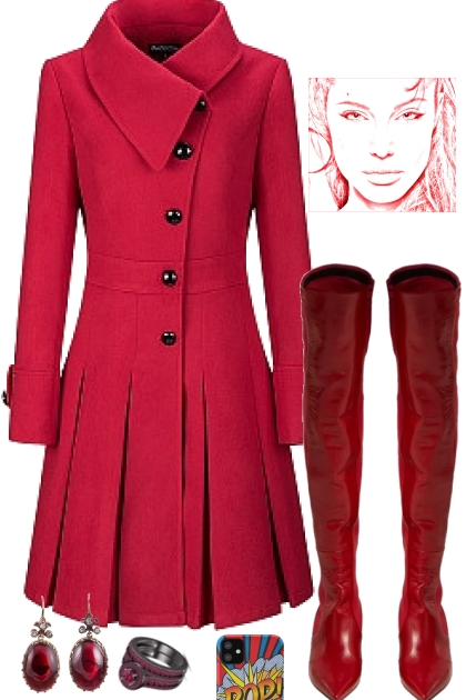 YOU RED HER MIND- Fashion set