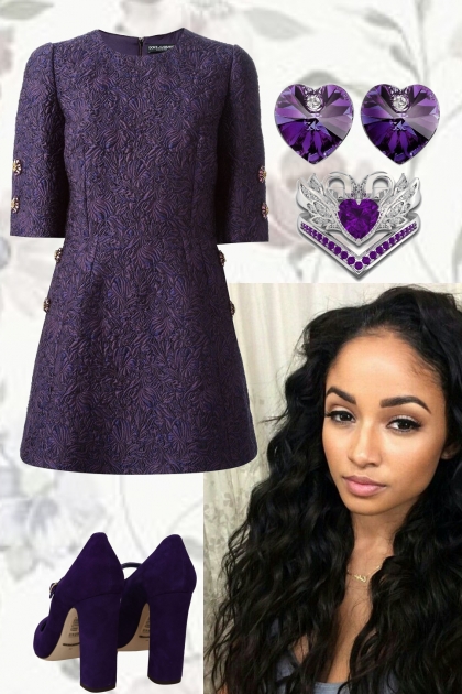 LPD LITTLE PURPLE DRESS- Fashion set