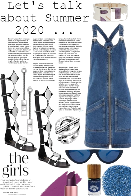 EASY BREEZY DENIM DRESS 2020- Modna kombinacija