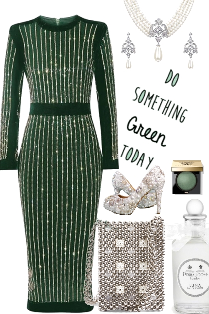 ~* G R E E N *~ WEDDING GUEST- Combinazione di moda