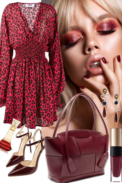 SWEET SPRING LEOPARD RED 2020- Модное сочетание