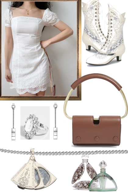 HAPPY EASTER TREND ME WHITE DRESS