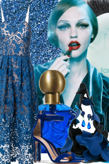 < BLUE >- Combinaciónde moda