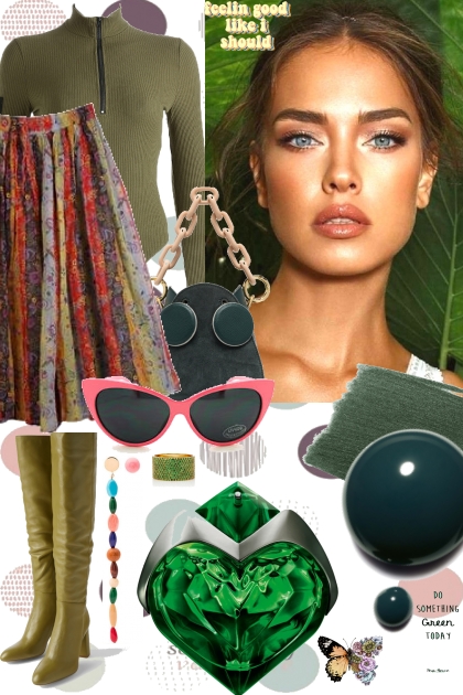 SWEET GREEN OF SPRING (2020)- Модное сочетание