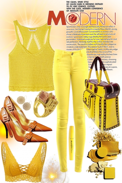 DAY AFTER DAY...YELLOW- Fashion set