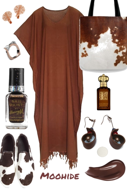 BROWN  * COWHIDE- Combinaciónde moda