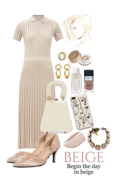 BEIGE START- Fashion set