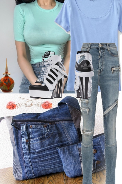 JEANS AND TEES IF YOU PLEASE- Fashion set