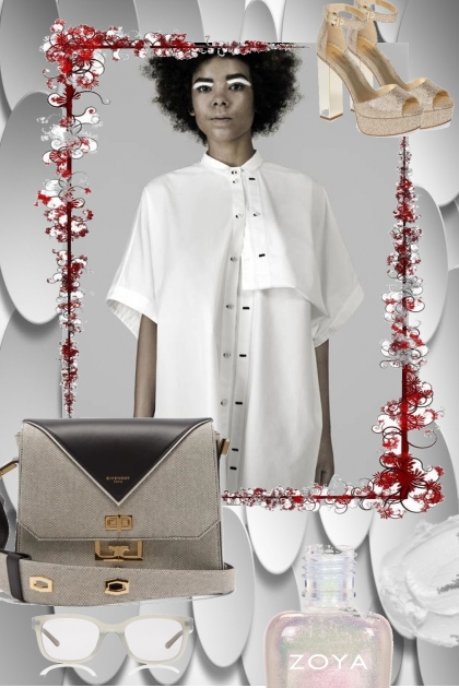 WHITE BUTTON FRONT DRESS "=- Combinaciónde moda