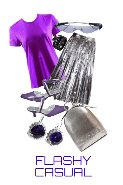 FLASHY CASUAL MONDAY- Fashion set