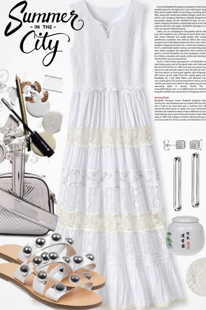 WHITE LACE DRESS IN SUMMER OF 2020- Kreacja