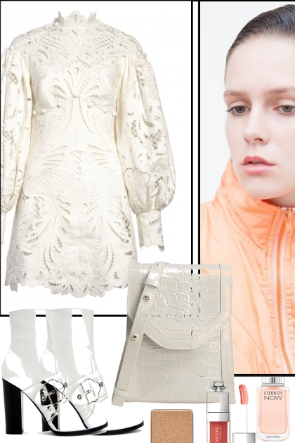 WHITE LACE DRESS EXPRESSION FOR FALL 2020
