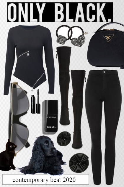 TREND ME FAVORITES : BLACK WITH LICORICE- Fashion set