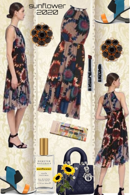 SUNFLOWER DRESS...- Fashion set