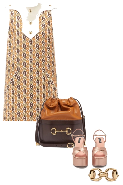 GUCCI SHIFT DRESS 62720- Fashion set