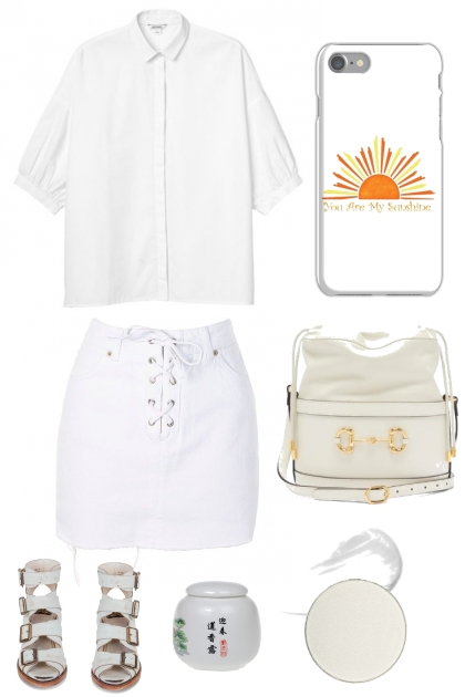 SUMMER WHITE IN THE RIGHT- Модное сочетание
