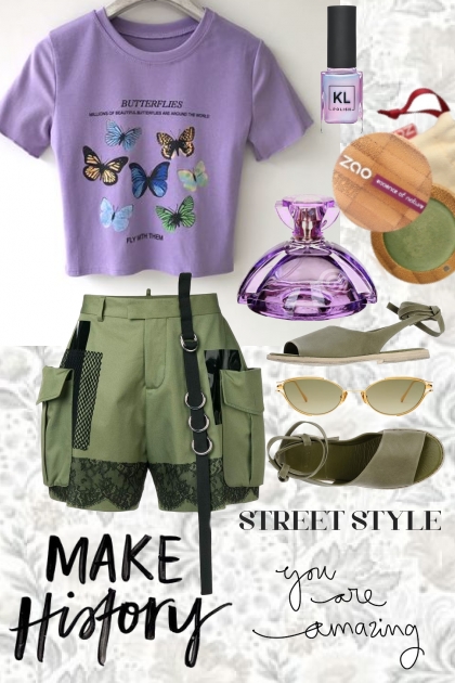 TREND ME TOP WITH SHORTS FOR SUMMER- Kreacja