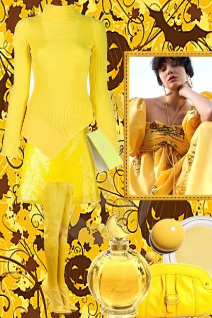 THINK IN YELLOW- Fashion set