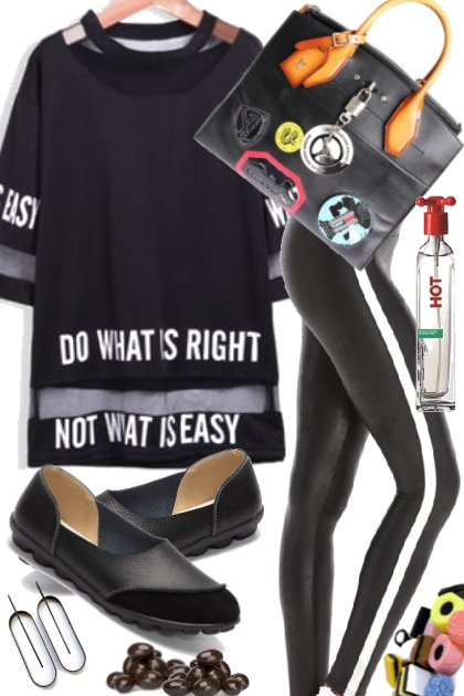 DO WHAT IS RIGHT NOT WHAT IS EASY SHIRT- Combinazione di moda
