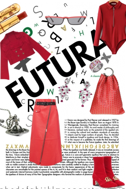 CORAL AND RED- Fashion set