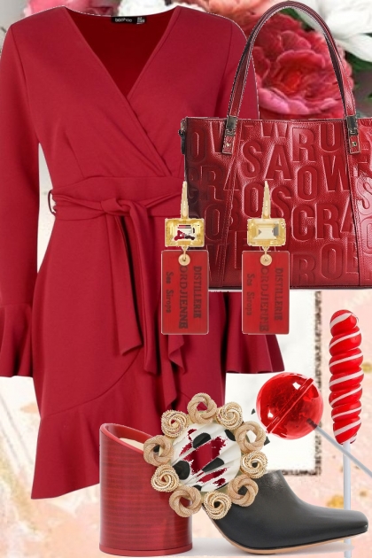 RED LOLLIPOP- Fashion set
