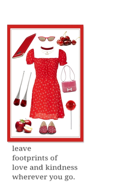 LITTLE RED- Combinazione di moda