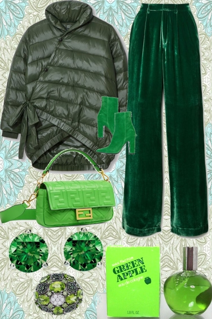 LIKE A GREEN APPLE- Combinazione di moda