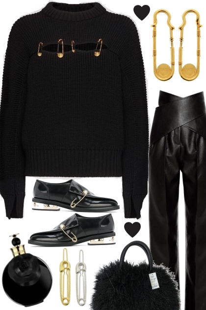 PIN AN ALL-BLACK OUTFIT 121320- combinação de moda