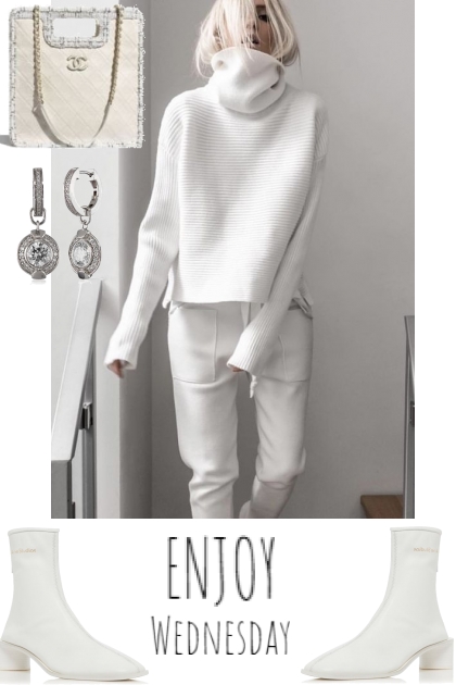 MINIMALIST WHITE- Combinazione di moda