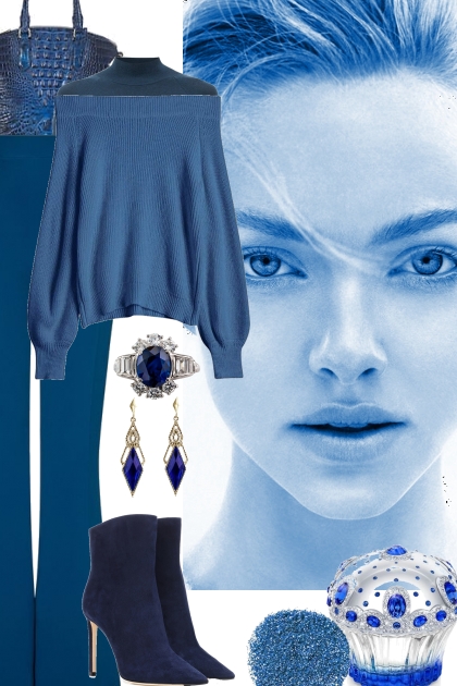 WINTER BLUE.- Combinaciónde moda