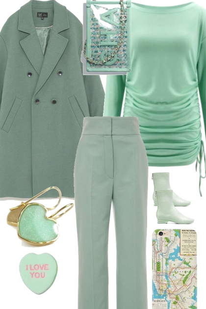 JUST A LITTLE WORK OUTFIT- Fashion set