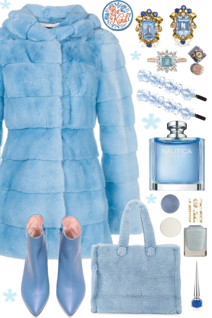 BABY BLUE WINTER- Kreacja