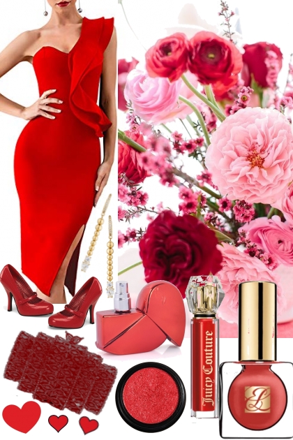 THAT RED ROMANCE 3112021- Fashion set