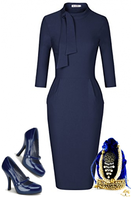 LADY IN NAVY 10521