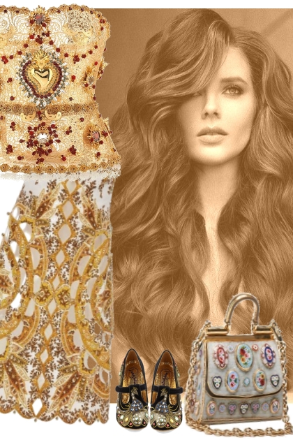 WAKE UP GOLDEN 11621- Fashion set